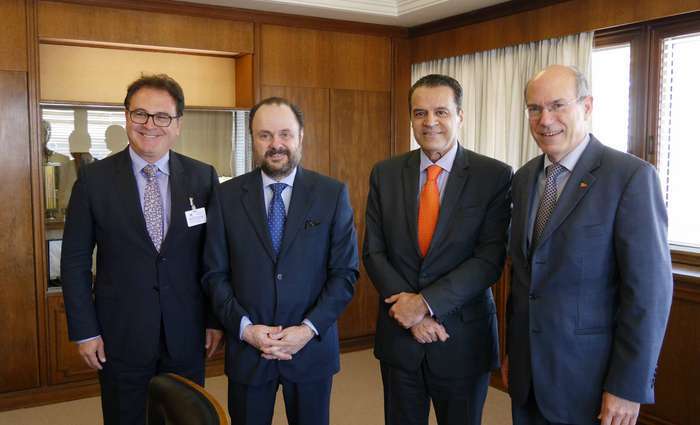 Ministro e dirigentes do Turismo Brasileiro visitam a TAP em Lisboa