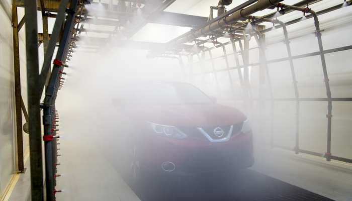 Nissan sujeita os crossover ao teste de estanquecidade