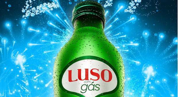 Água do Luso promove a nova garrafa de Luso com Gás