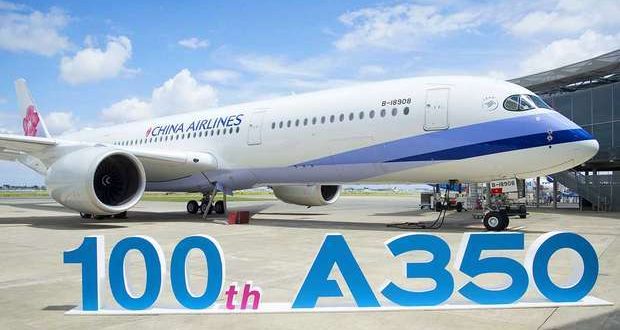 A Airbus entregou o centésimo avião A350 XWB