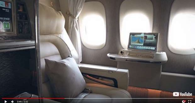 A Emirates apresentou as novas cabines do Boeing 777-300ER