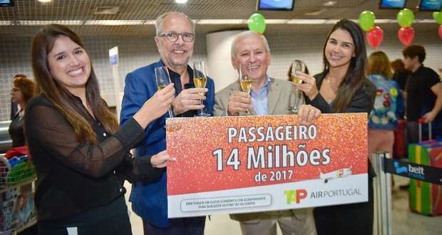 TAP transportou 14 milhões de passageiros em 2017
