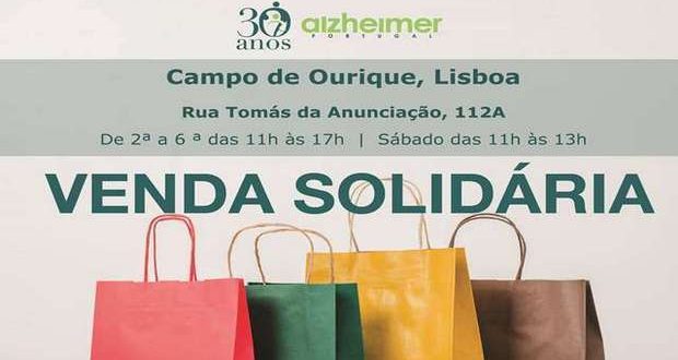 Venda Solidária da Alzheimer Portugal em Campo de Ourique