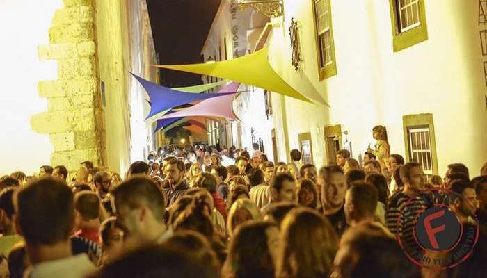 Festival F na zona histórica de Vila Adentro em Faro