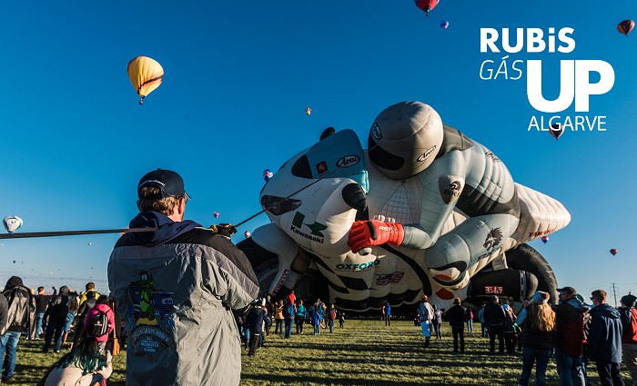Festival de balonismo Rubis Gás Up no Algarve