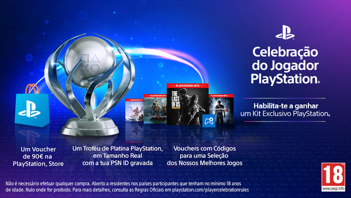 O programa “Celebração do Jogador PlayStation®”, da Sony Interactive Entertainment (SIE), convida toda a comunidade PlayStation® para jogar