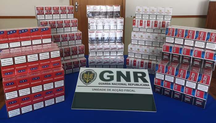 Unidade Fiscal da GNR apreende tabaco ilegal