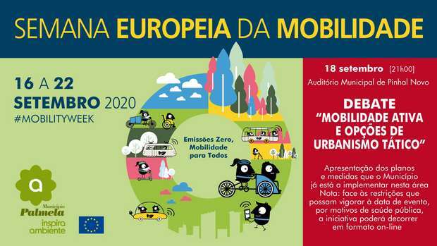 Palmela: Debate sobre mobilidade e urbanismo tático