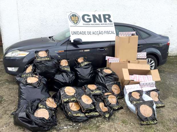 GNR apreende carregamento de tabaco ilegal na Moita