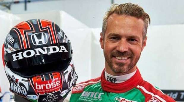O Piloto Tiago Monteiro renovou contrato com a Honda