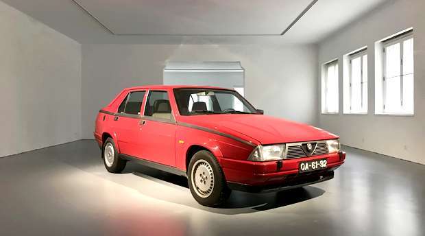 Alfa Romeo 75 Turbo na coleção do Museu do Caramulo
