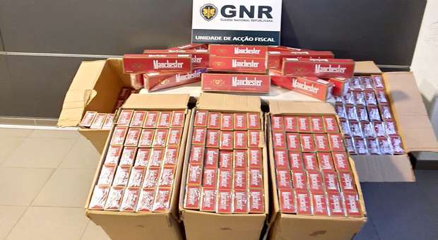 GNR apreende carrega de tabaco de contrabando