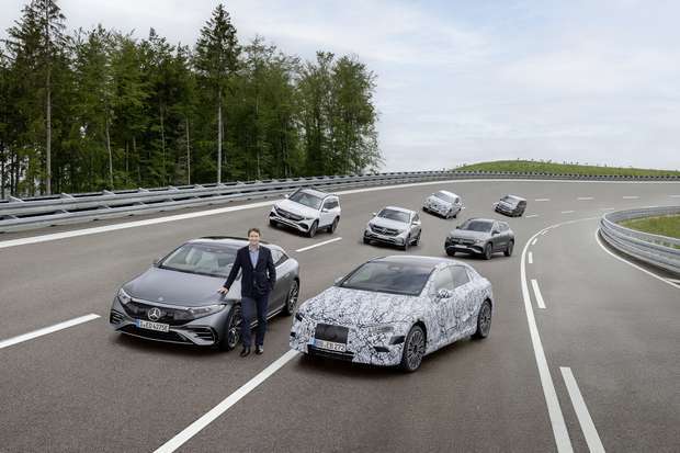 A Mercedes Benz prepara portfólio de modelos elétricos