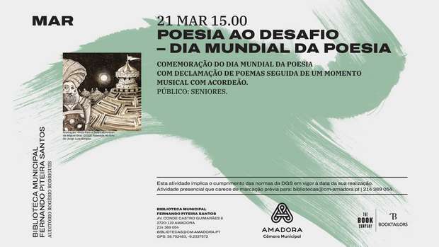 Comemoração do Dia Mundial da Poesia na Amadora