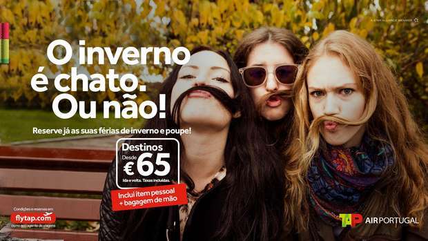 A TAP acaba de lançar uma campanha de preços baixos, com voos ida-e-volta, desde 65 euros, para os mercados de Portugal, Espanha, França, Suíça e Marrocos.