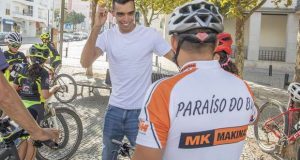Rafael Reis no apoio à inciativa “Ciclismo na Vila”