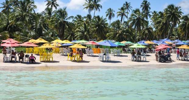 As praias paradisíacas de Alagoas no Brasil
