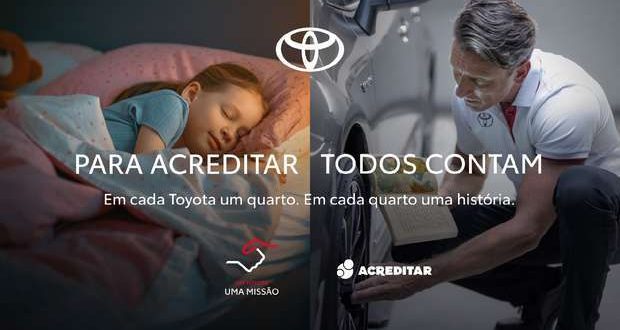 A Toyota apoia crianças da Acreditar com cancro