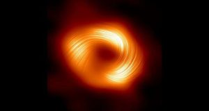 Campos magnéticos no buraco negro da Via Láctea