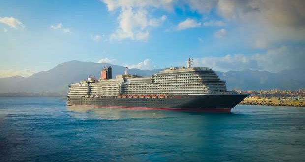 Escala inaugural do Queen Anne (Cunard) do Funchal